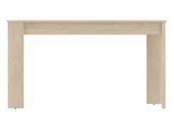 Mesa para salón fija Harley acabado natural, 77 cm(alto)138,5cm(ancho)81 cm(largo)