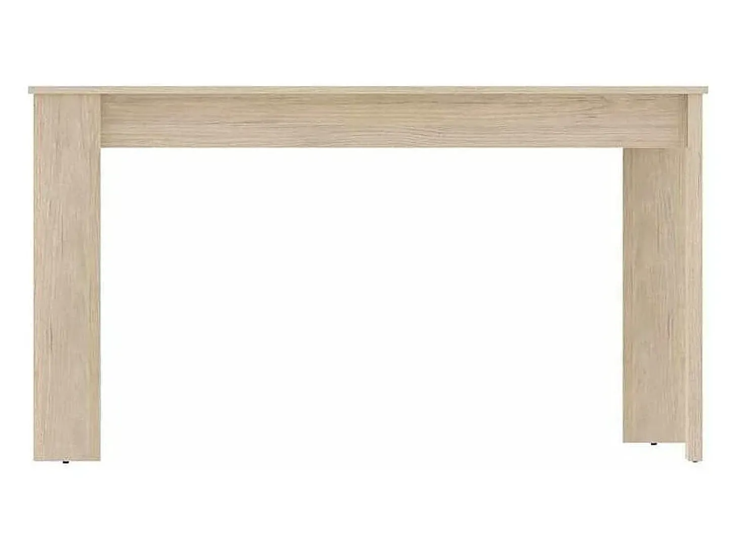 Mesa para salón fija Harley acabado natural, 77 cm(alto)138,5cm(ancho)81 cm(largo)