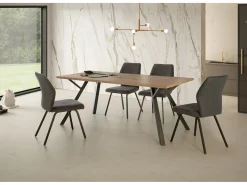 Mesa rectangular de madera para 6/8 personas 160x90 cm