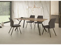 Mesa rectangular de madera para 6/8 personas 160x90 cm