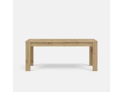 Mesa rectangular de roble 180 cm con botellero Polypody