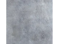 Mesa rectangular extensible hormigón gris y blanco 160 a 420 cm Ribo-Base y soporte con ruedas