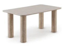 Mesa rectangular 200x100 con sobre cerámico