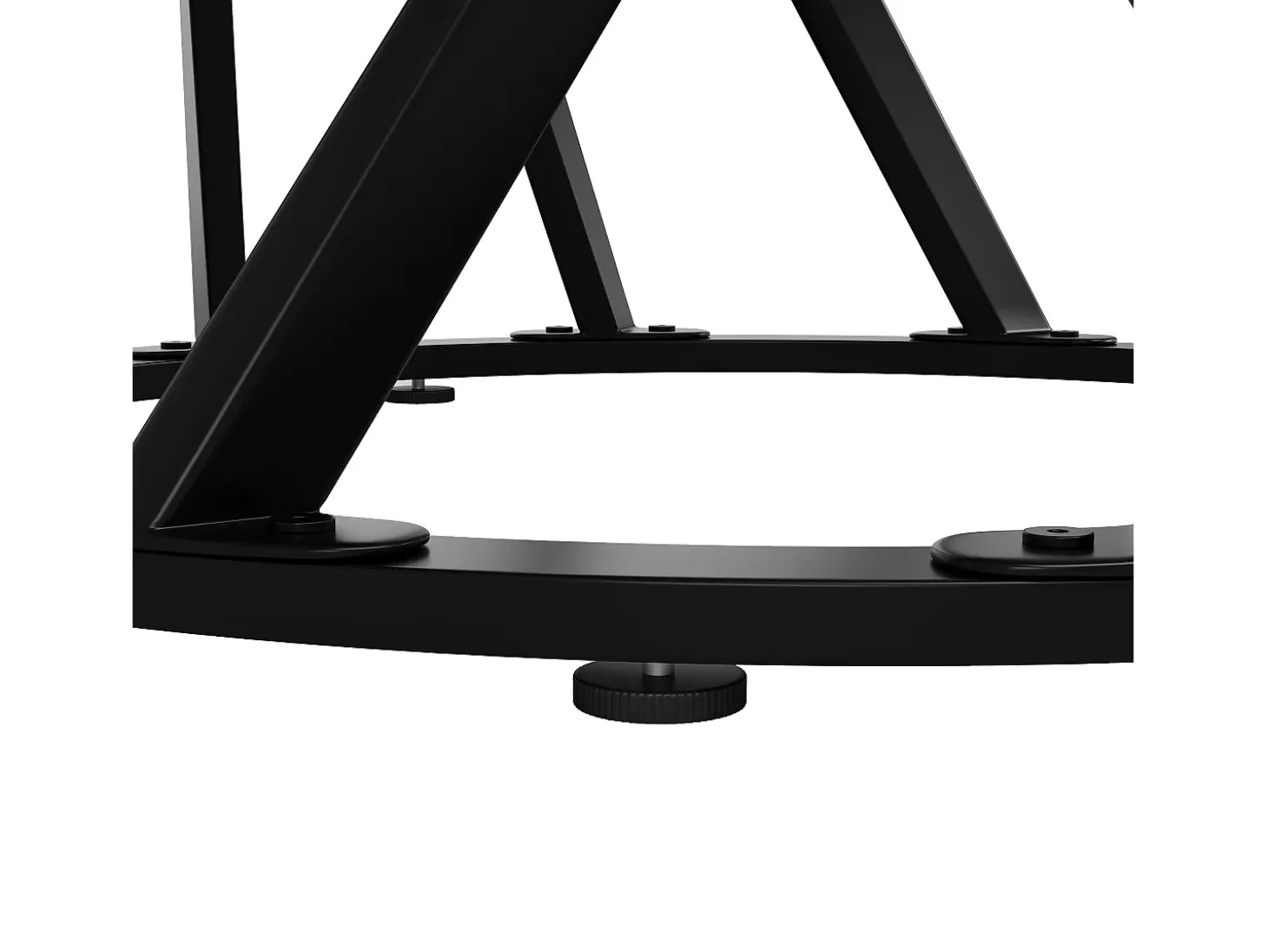 Mesa redonda con patas de metal negro, MDF efecto mármol, 100 cm de diámetro, para 4 personas (100 x 100 x 76 cm)