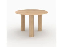Mesa redonda de madera de mango para 4 personas - Sacha