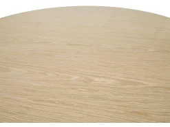 Mesa redonda de roble para 4 personas 120x77 cm