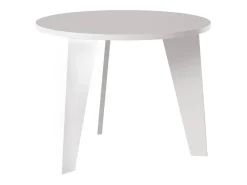 Mesa redonda ROSE Ø90 cm para cocina, salón, comedor Gris