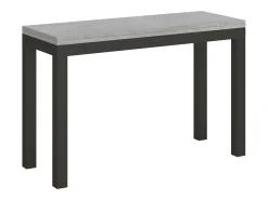 Mesa tipo libro 120x45/90 cm Everyday Double Cemento estructura Antracita