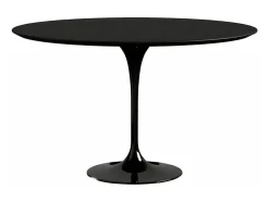 Mesa tulipán redonda 140 cm blanco mate-Color de la bandeja Blanco mate-Diámetro 140 cm-Color de los pies Blanco mate