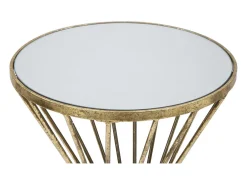 Mesa VKH591, Oro, 35x35x70 cm, Kendra Home