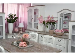 Mesa 90x77x90 cm blanca Rimini White RIW116