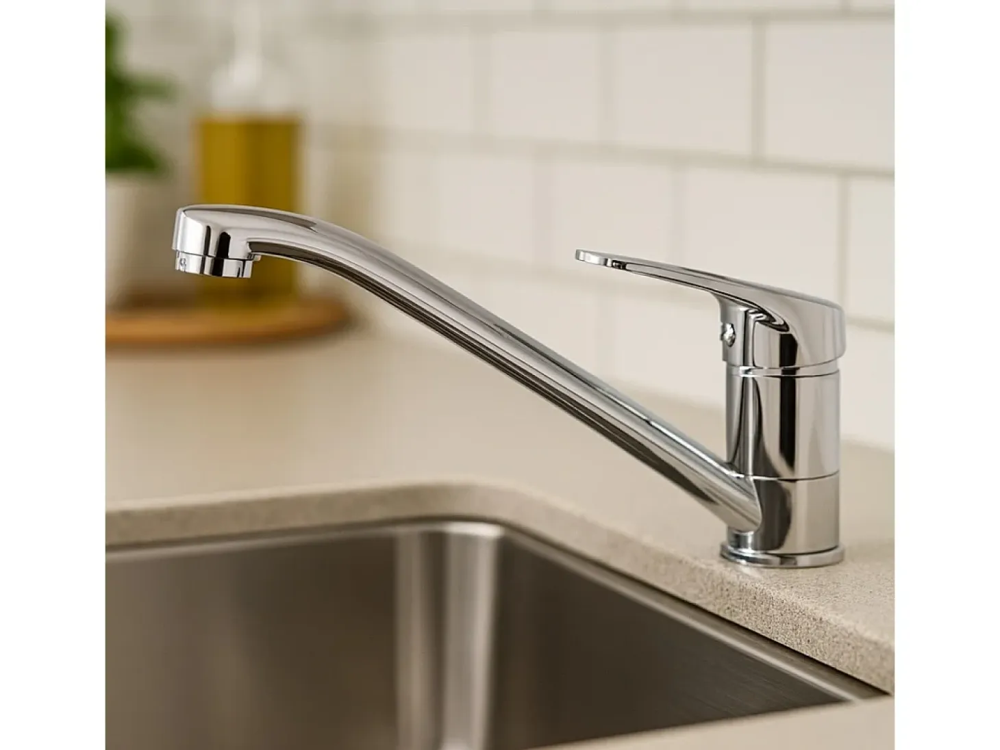 Mezclador de fregadero cromado Betaring Essebagno