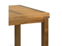 Mindy Orka mesa de comedor cuadrada extensible madera maciza 95/180 cm