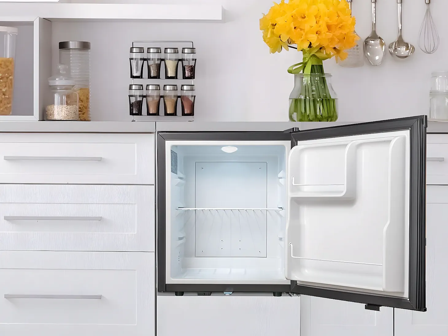 Mini bar termoeléctrico - 38L - Puerta reversible - Negro