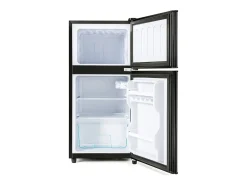 Mini Frigorífico - Congelador 22L + Frigorífico 38L - 42x45,5x86,8cm - 172 kWh/año, Luz LED - Clase F - Negro