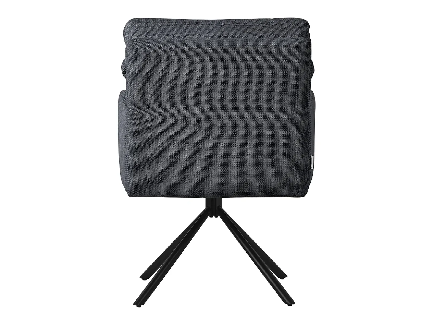 ML-Design Silla de Comedor Antracita, Posición Coche Giratoria