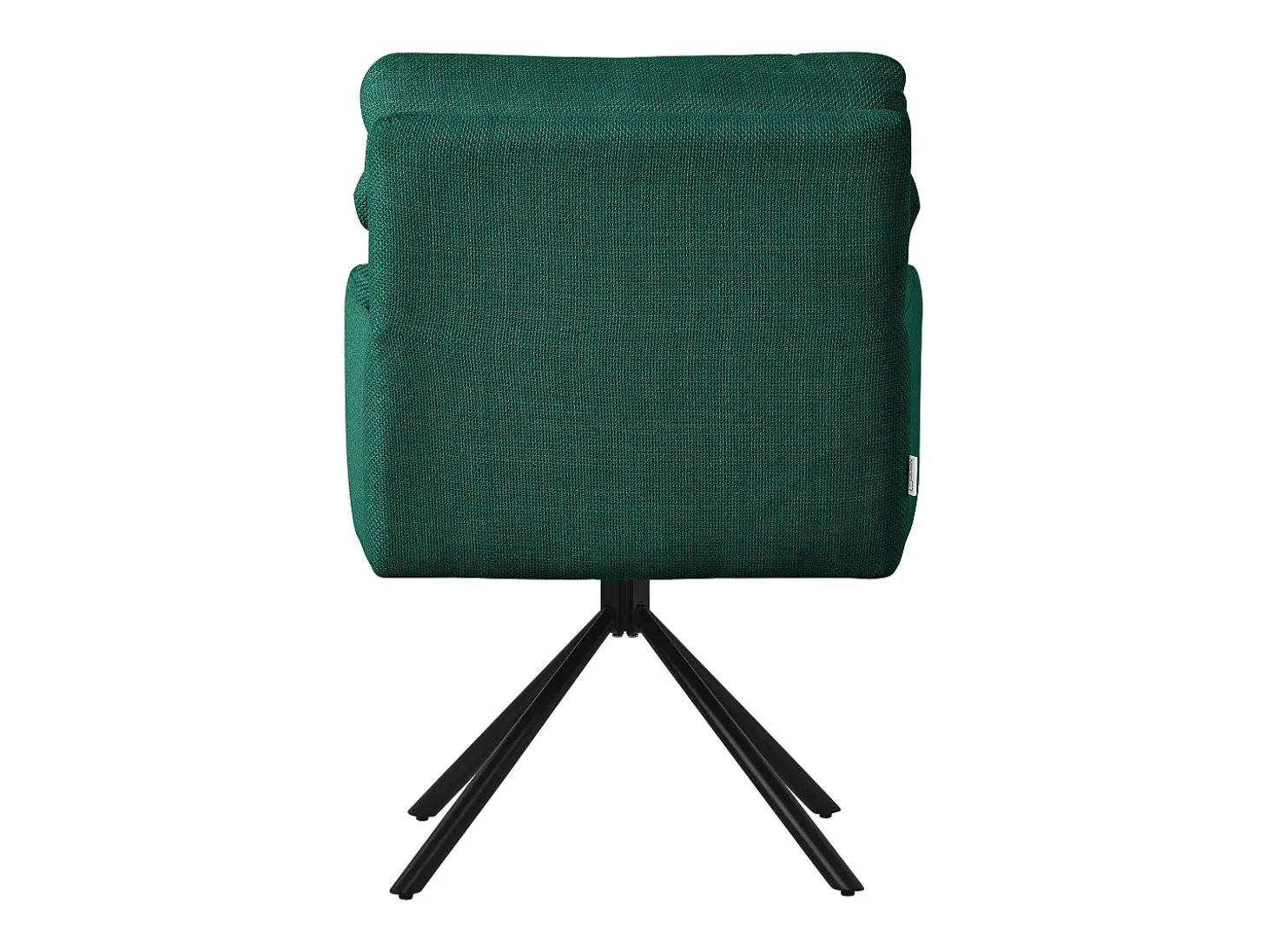 ML-Design Silla de Comedor Verde Oscuro, Posición Carros Giratorios