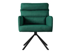 ML-Design Silla de Comedor Verde Oscuro, Posición Carros Giratorios
