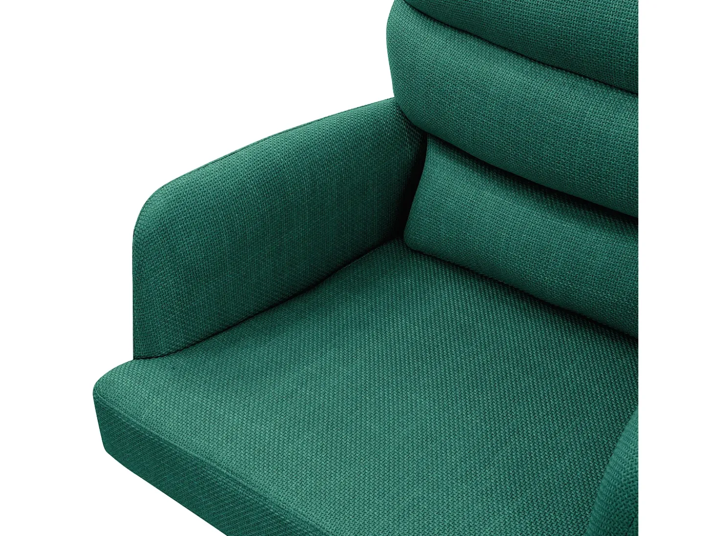 ML-Design Silla de Comedor Verde Oscuro, Posición Carros Giratorios