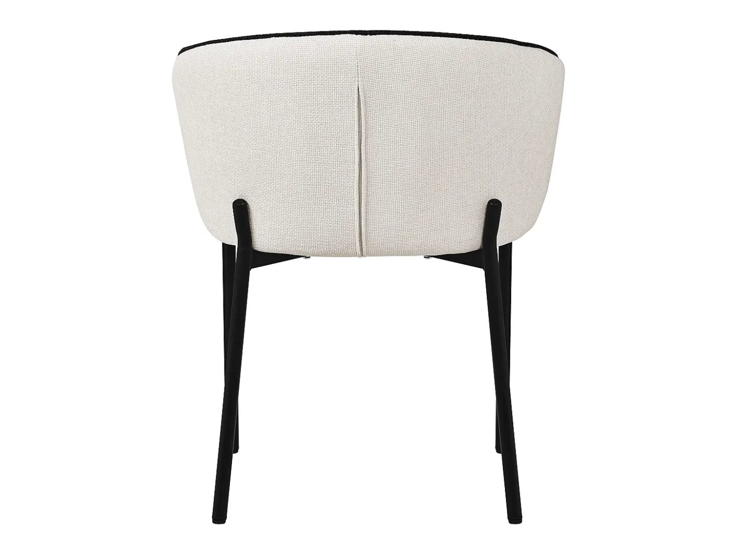 ML-Design 2x Sillas de comedor beige con revestimiento de tela, asiento sofá de salón con respaldo, mueble de cocina tapizado con patas de metal