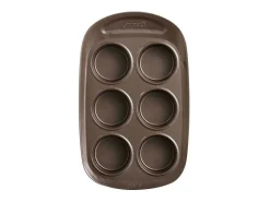 Molde de magdalenas Asimetría Pyrex 6 huecos antiadherente inox 5x18x29 cm