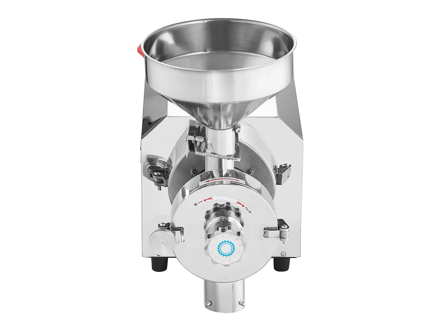 Molino de Granos SucceBuy 2200 W, Molino de Maíz 50 KG/H Acero Inoxidable para Pimienta Soja Cacahuete Granos de Maíz Harina de Molienda