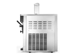 Máquina de Helado Blando SucceBuy, Comercial de Mostrador 2200 W 2 + 1 Sabores, para Restaurantes, Bares, Cafeterías, Panaderías
