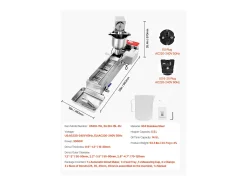 Máquina para Hacer Rosquillas Automática Comercial SucceBuy, Máquina para Hacer Rosquillas Eléctrica de Una Sola Fila, Freidora de Acero Inoxidable