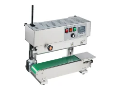 Máquina Selladora Continua de Bolsas SucceBuy, Selladora de Banda Vertical, Acero Inoxidable