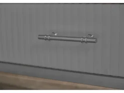 Mueble - Gris cuero sintético - MARIA