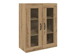 Mueble alto 2 piezas roble artesanal 69,5x34x180 cm