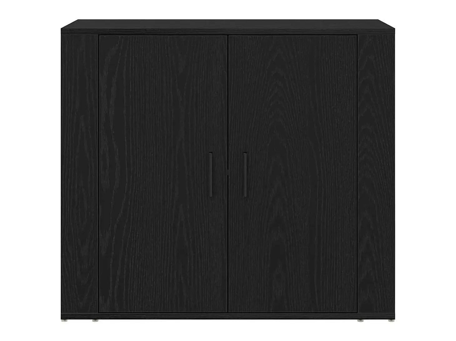 Mueble alto de roble negro en madera reconstituida