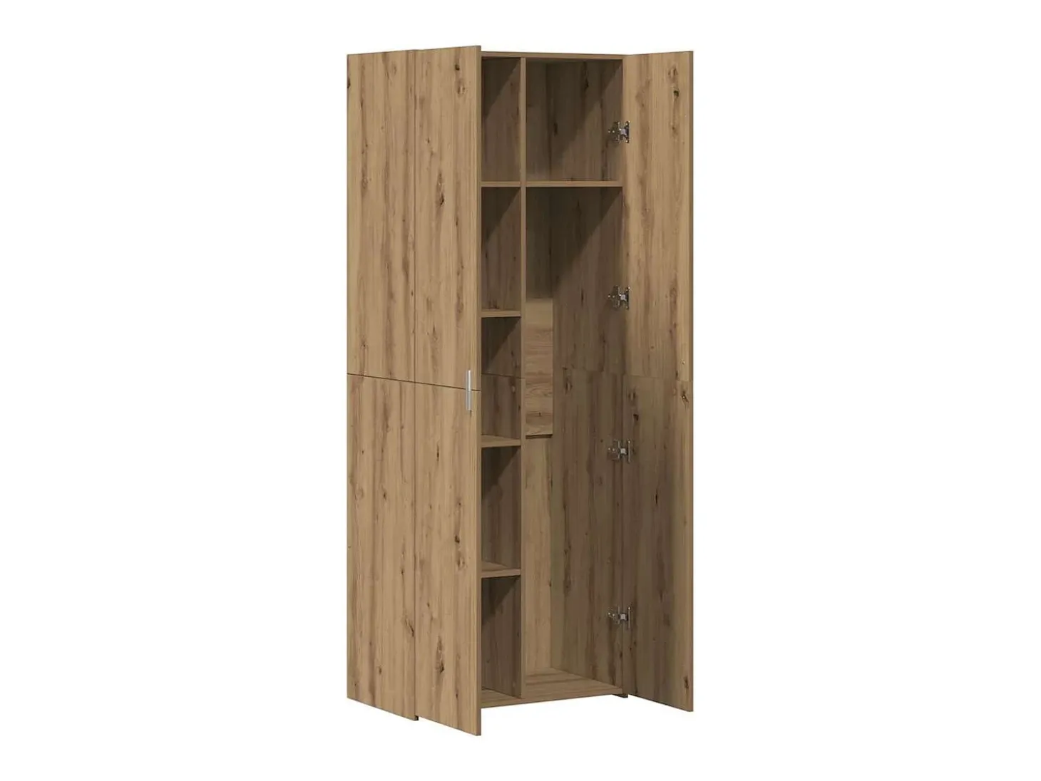 Mueble alto en roble trabajado a mano 70 x 42,5 x 185 cm