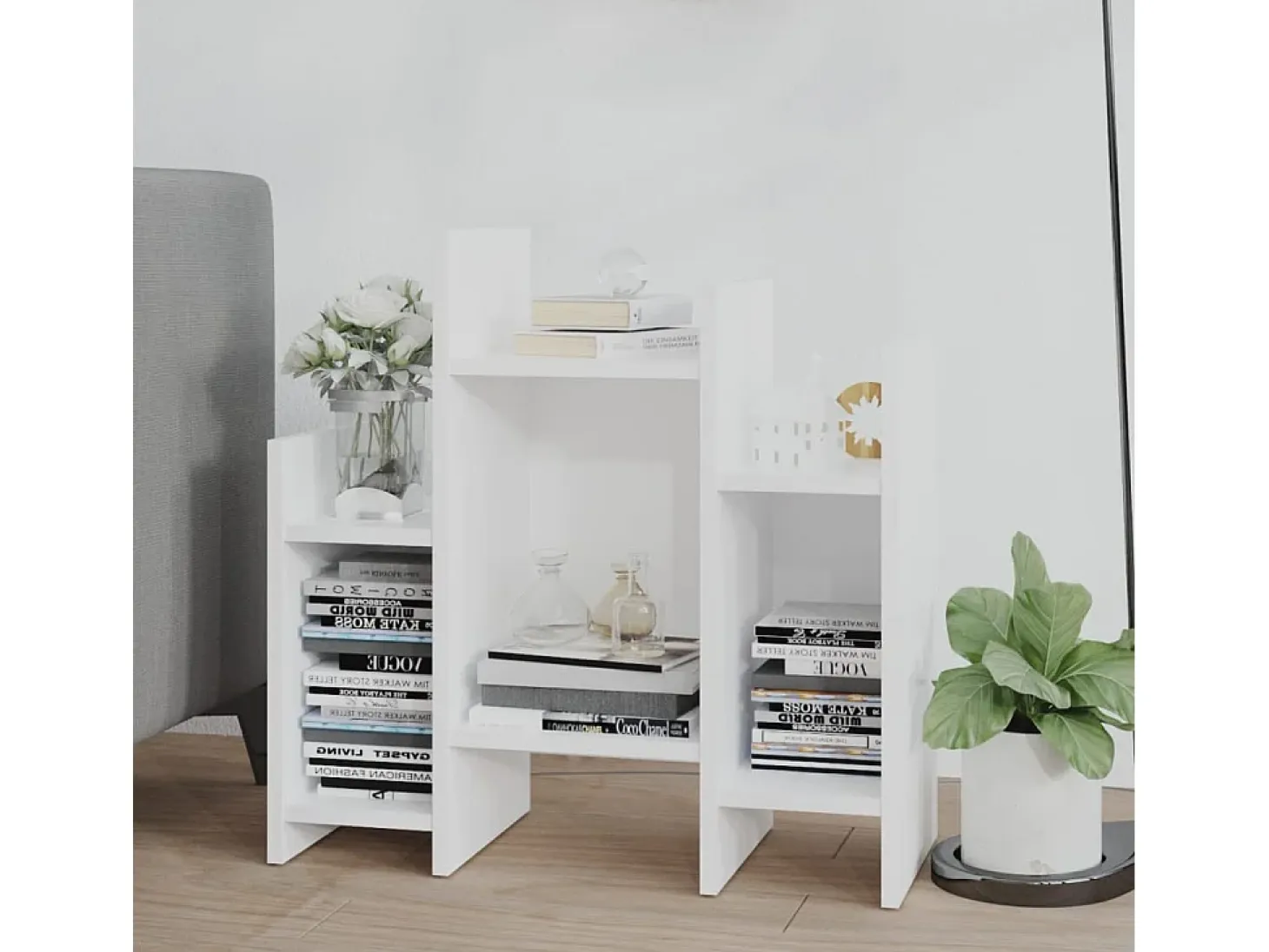 Mueble auxiliar Blanco 60x26x60 cm Aglomerado