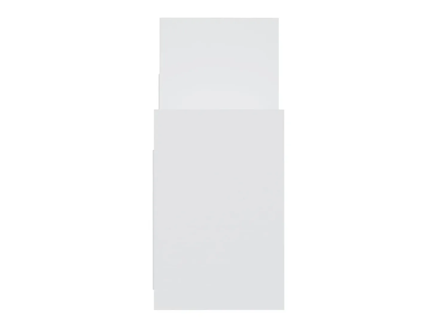 Mueble auxiliar Blanco 60x26x60 cm Aglomerado