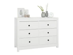 Mueble auxiliar Blanco 100x40x72 cm Madera maciza de pino