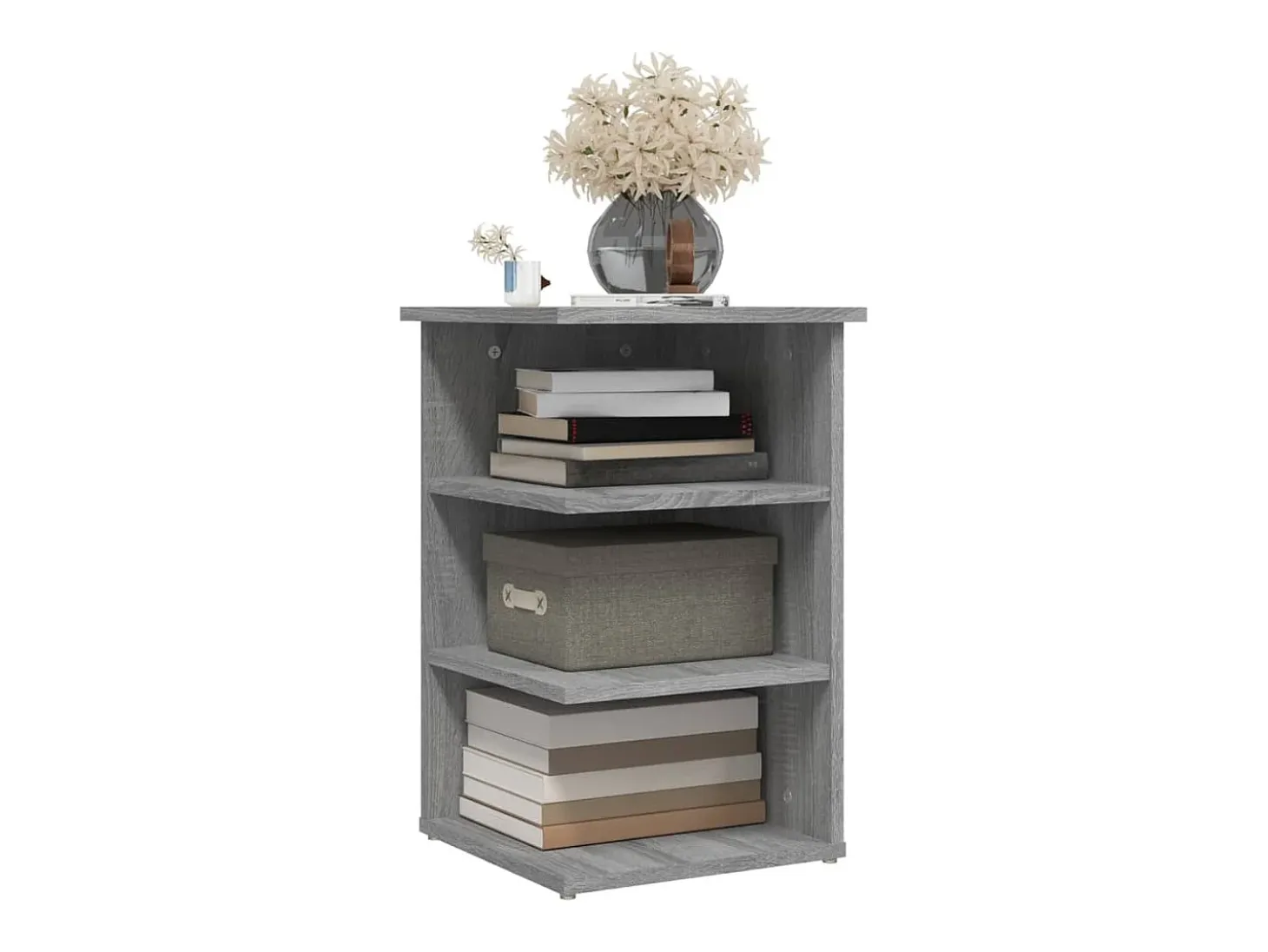 Mueble auxiliar Sonoma gris 35x35x55 cm Madera de ingeniería