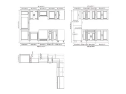 Mueble cocina Porto roble marrón 14 pzas madera contrachapada