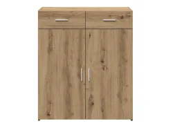 Mueble de almacenaje de roble 80x42,5x93,5 cm Madera de ingeniería