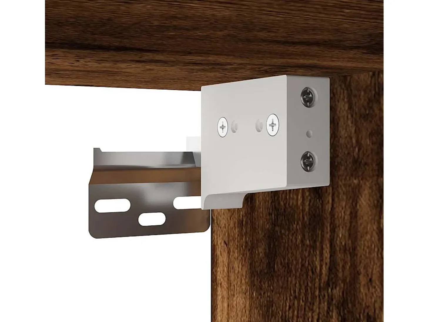 Mueble de almacenaje roble ahumado 70x42,5x225cm madera de ingeniería