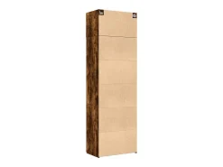 Mueble de almacenaje roble ahumado 70x42,5x225cm madera de ingeniería