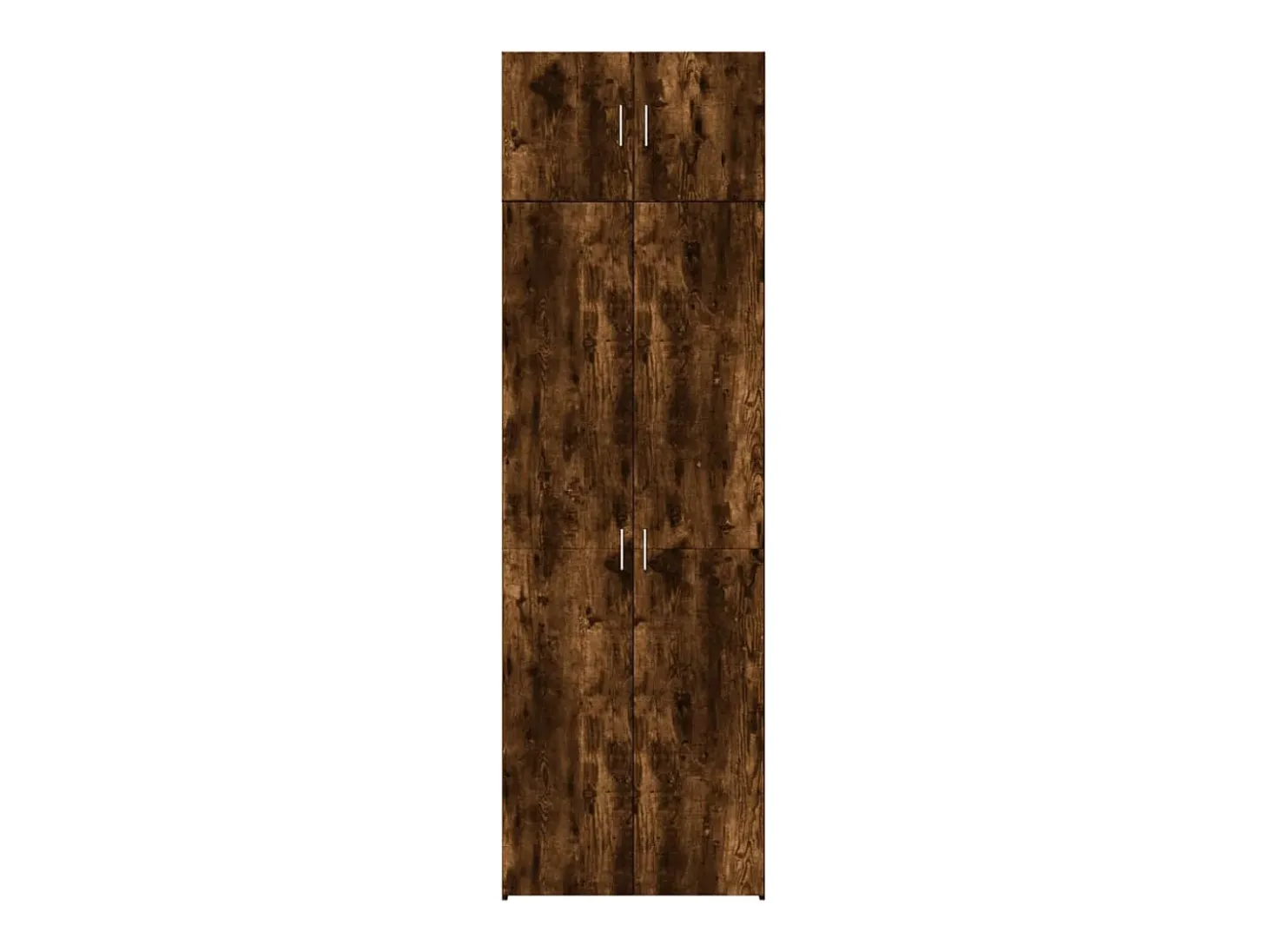 Mueble de almacenaje roble ahumado 70x42,5x225cm madera de ingeniería