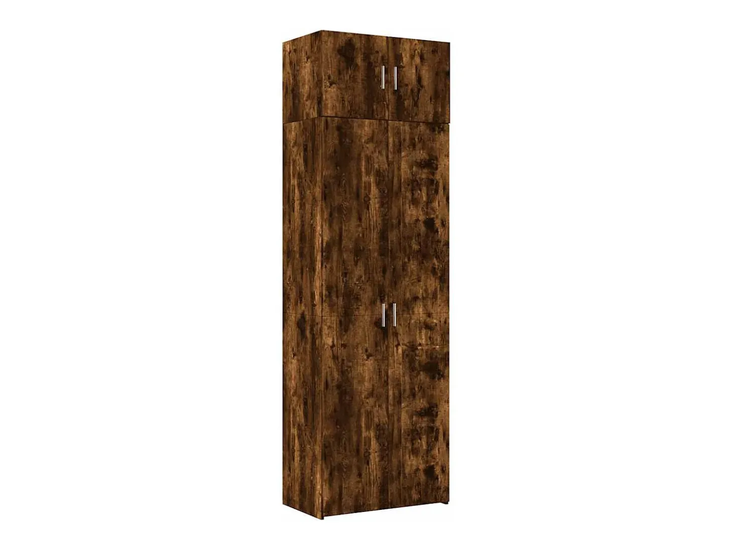 Mueble de almacenaje roble ahumado 70x42,5x225cm madera de ingeniería