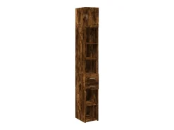 Mueble de almacenaje Slim roble ahumado 30x42,5x225 cm