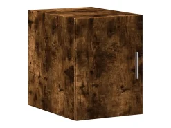 Mueble de almacenaje Slim roble ahumado 30x42,5x225 cm
