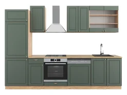 Mueble de cocina green-gold country/gold power roble 300x46x81.6 fame-line