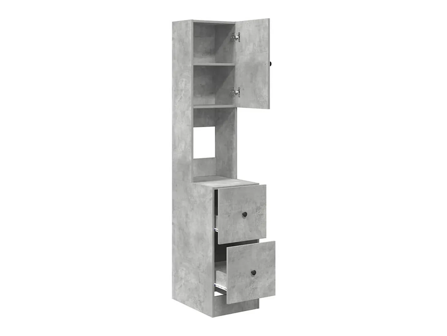 Mueble de Cocina Gris 35 x 50 x 180 cm Madera de ingeniería