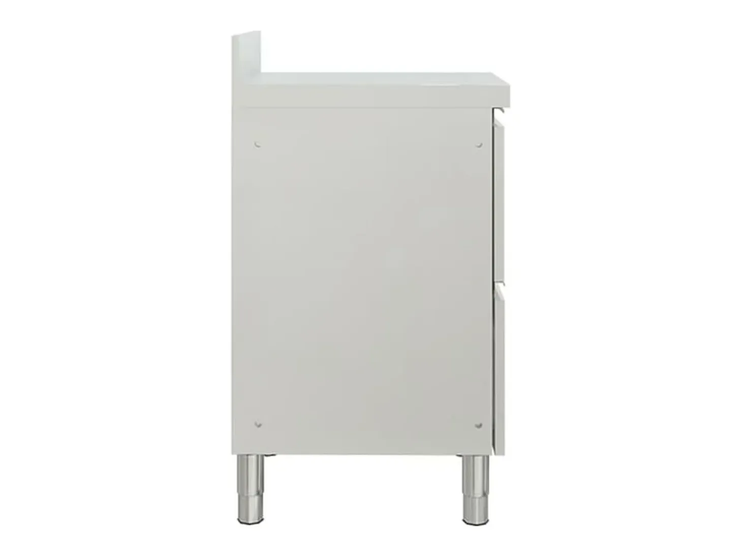 Mueble de cocina industrial de 96 cm con 2 cajones acero inoxidable 02_0000001