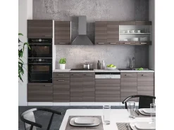 Mueble de cocina precioso gris/blanco 300x60x81.6 r-line