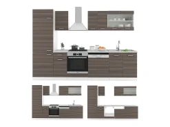 Mueble de cocina precioso gris/blanco 300x46x81.6 r-line